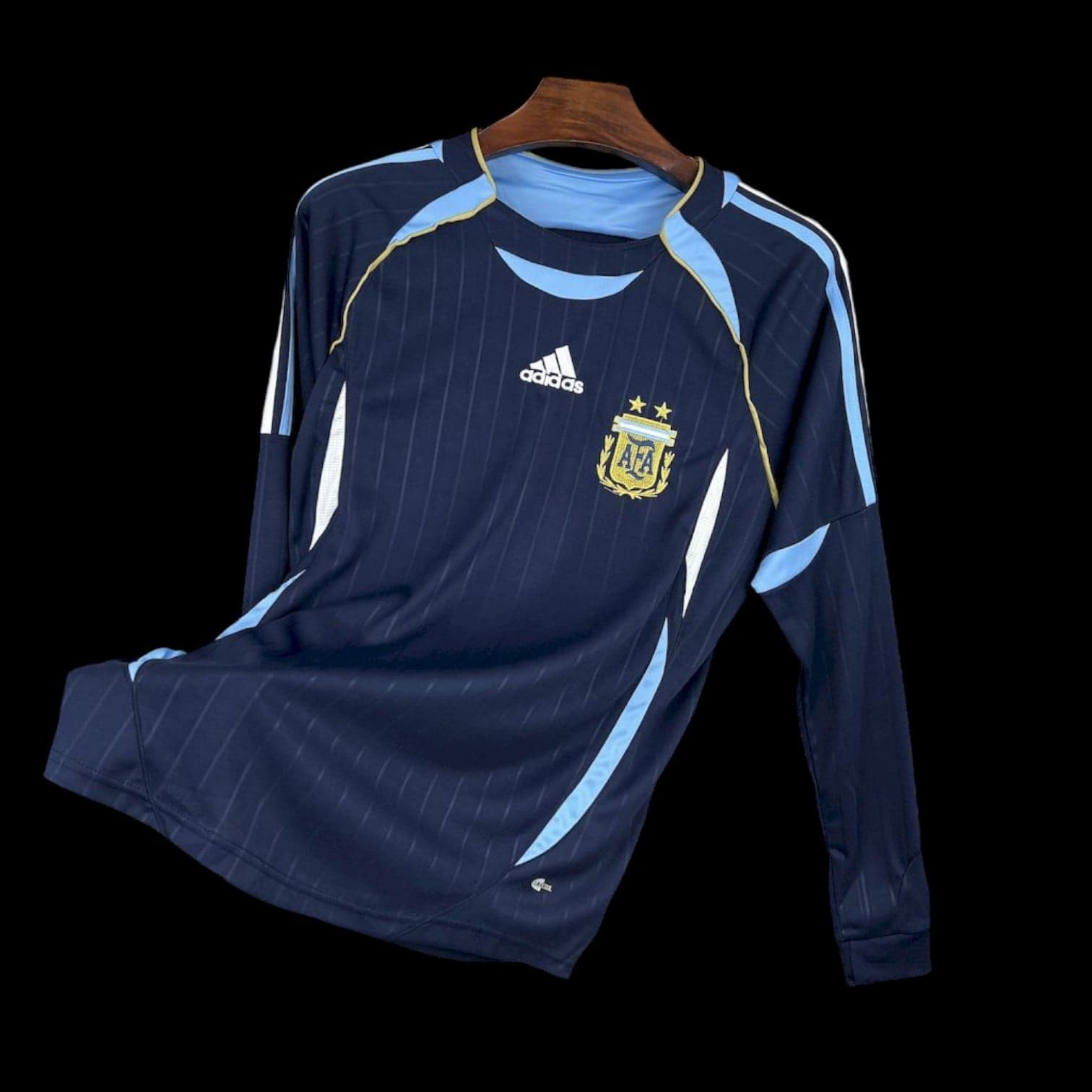 Argentina jersey de visitante retro de manga larga 2006/2007