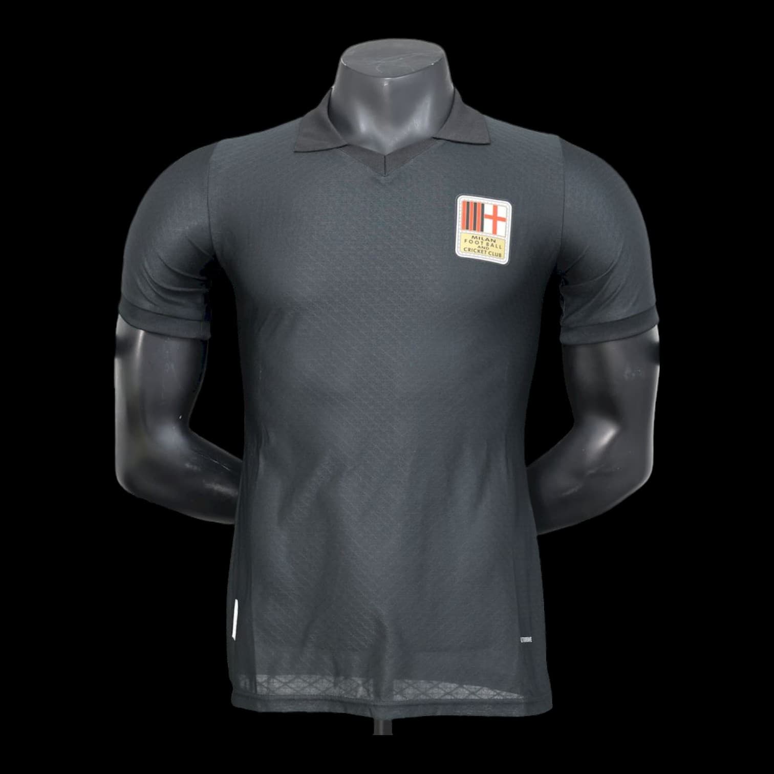 Milan AC 125th Anniversary Retro Edition Black Jersey – Player Version
