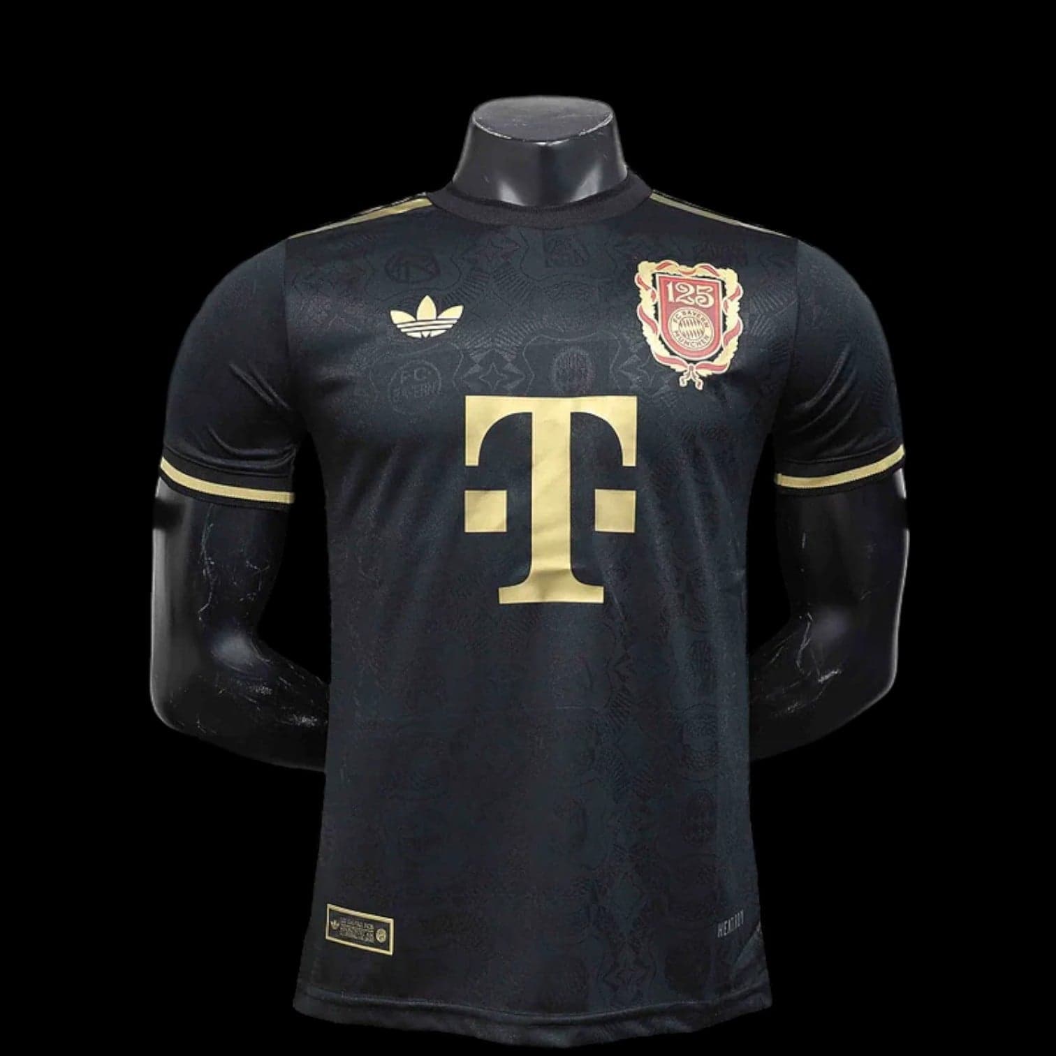 Bayern Munich Jersey Edición 125.º Aniversario Negro – Versión Player