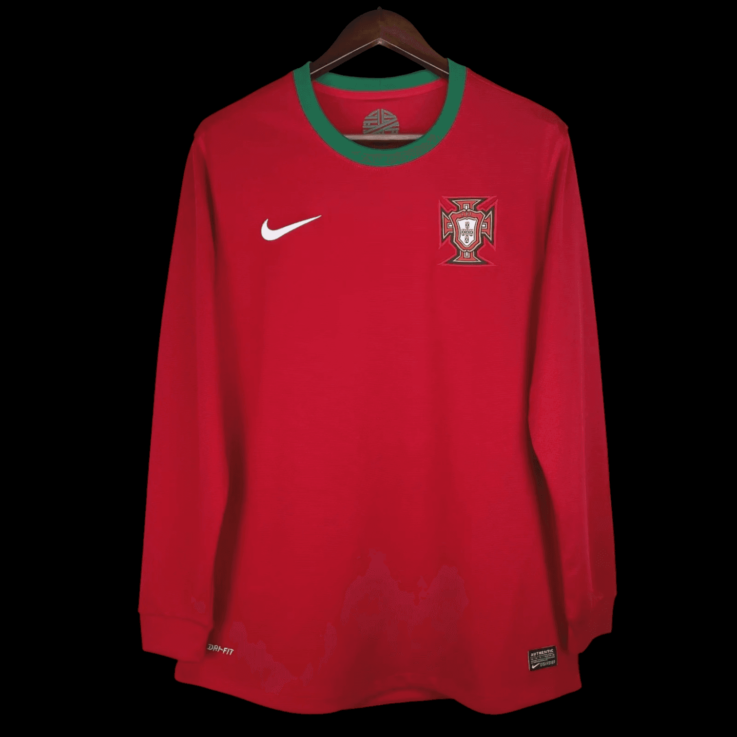 Portugal Maillot Manches Longues Domicile Rétro 2012