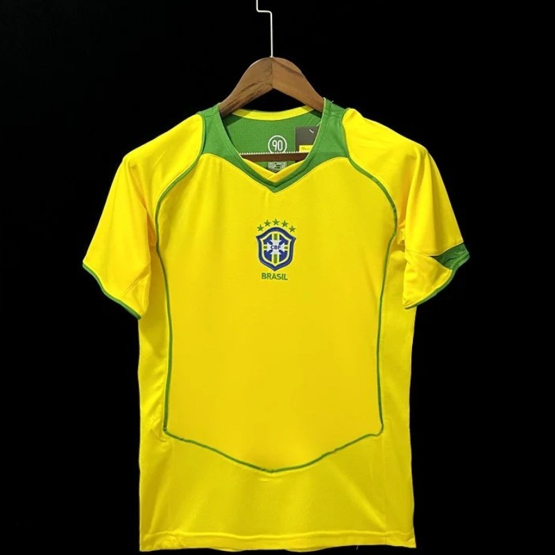 Brésil Maillot Rétro 2004/06