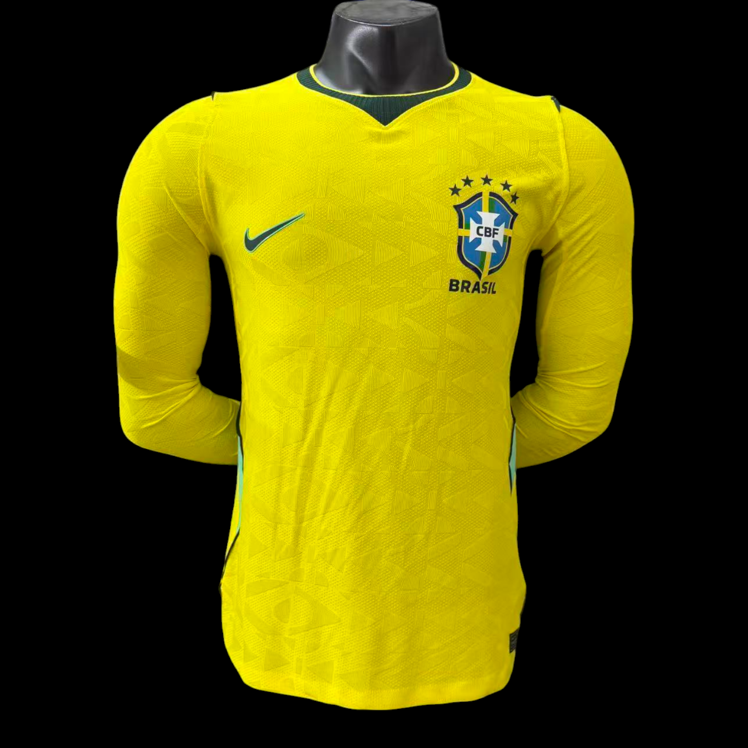 Brésil Maillot Domicile Manches Longues 26/27 – Version Player