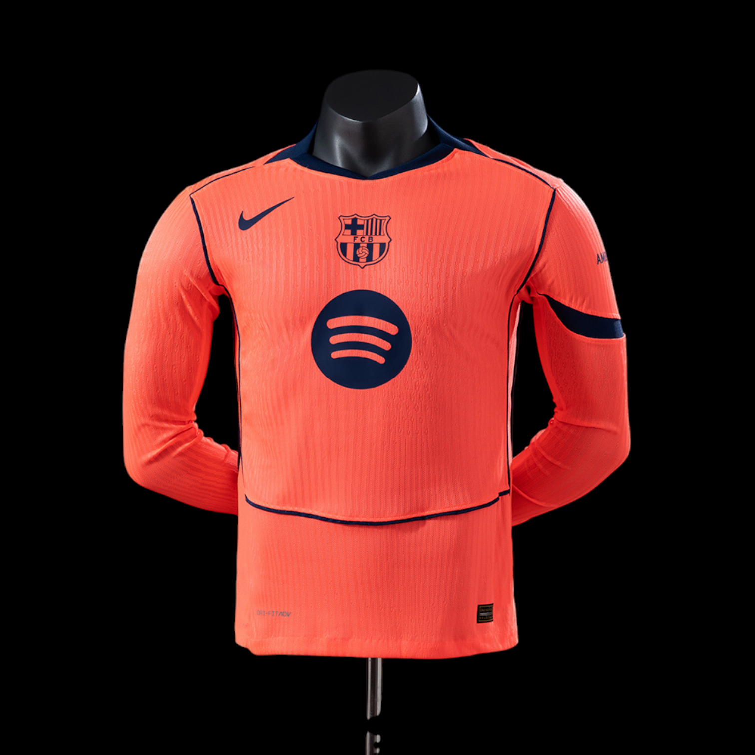 Barcelone Maillot Manches Longues Third 25/26 – Version Player