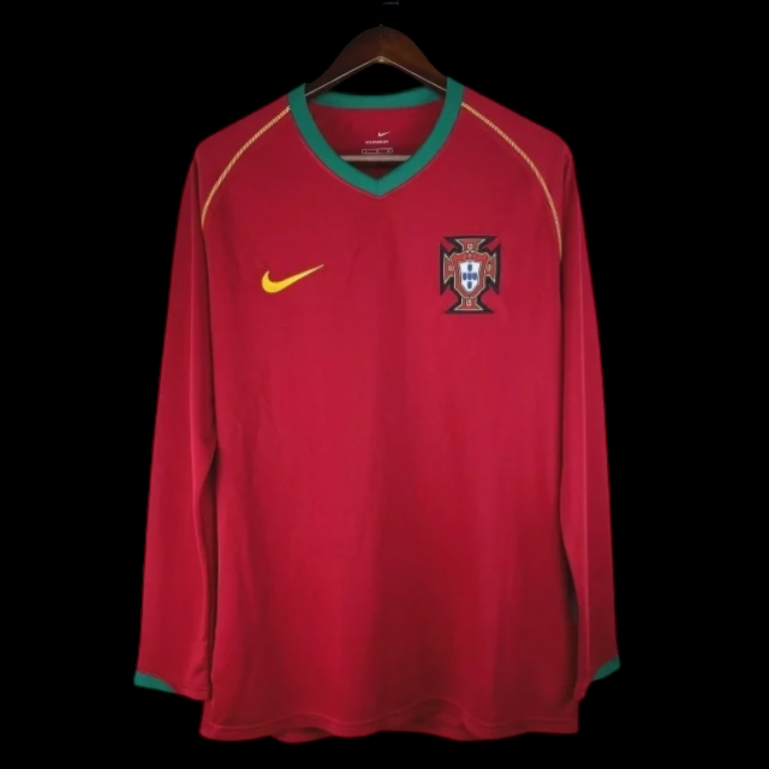 Portugal Maillot Manches Longues Domicile Rétro 2006