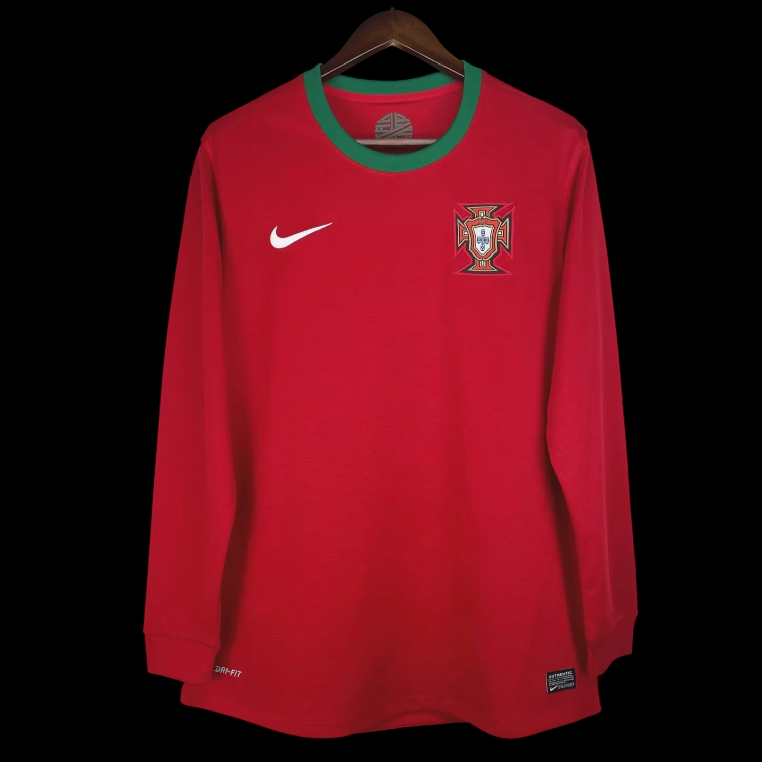 Portugal Maillot Manches Longues Domicile Rétro 2012